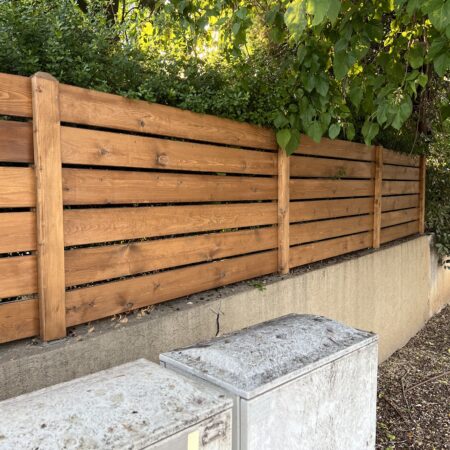 גדר עץ (קיט) גובה 1 מ WOODFENCE
