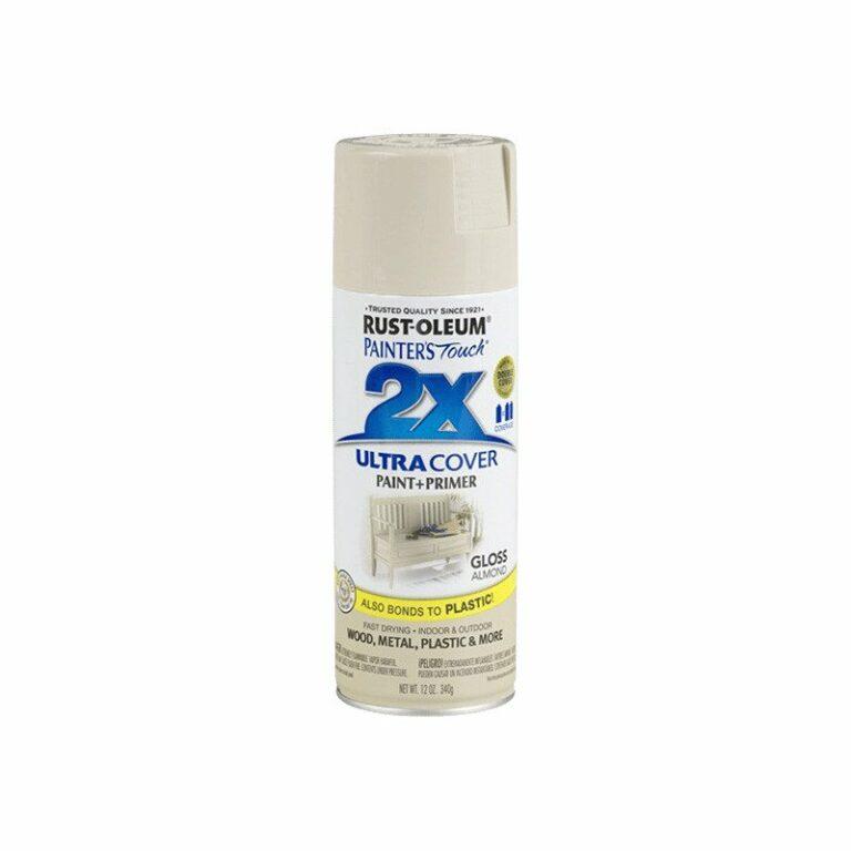 ספריי צבע Rust Oleum X2 Gloss Almond מחסן עצים בית מעץ