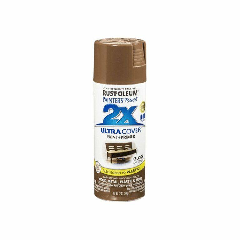 ספריי צבע Rust Oleum X2 ???? בגוון Gloss Chestnut | בית מעץ