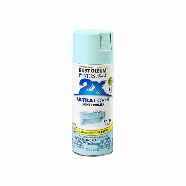 ספריי צבע Rust Oleum X2 Satin Aqua מחסן עצים בית מעץ
