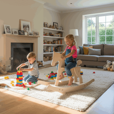 סוס נדנדה מעץ