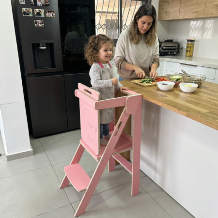 מגדל למידה מתקפל דגם עילי