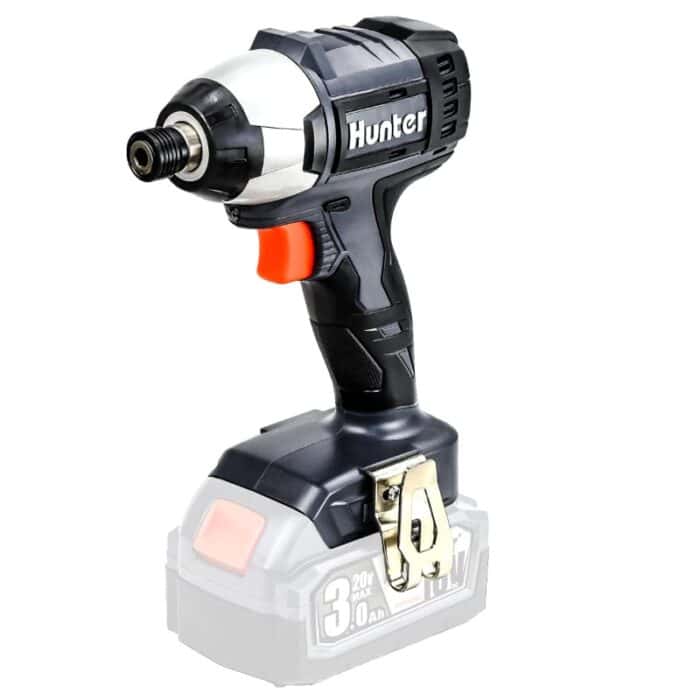 ⁦מברגת אימפקט BrushLess 18V נטענת | סוללות 2.5Ah x 2 | מטען | Hunter⁩ – תמונה ⁦2⁩