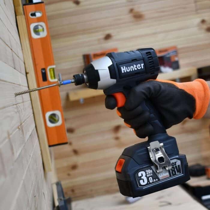 ⁦מברגת אימפקט BrushLess 18V נטענת | סוללות 2.5Ah x 2 | מטען | Hunter⁩ – תמונה ⁦4⁩