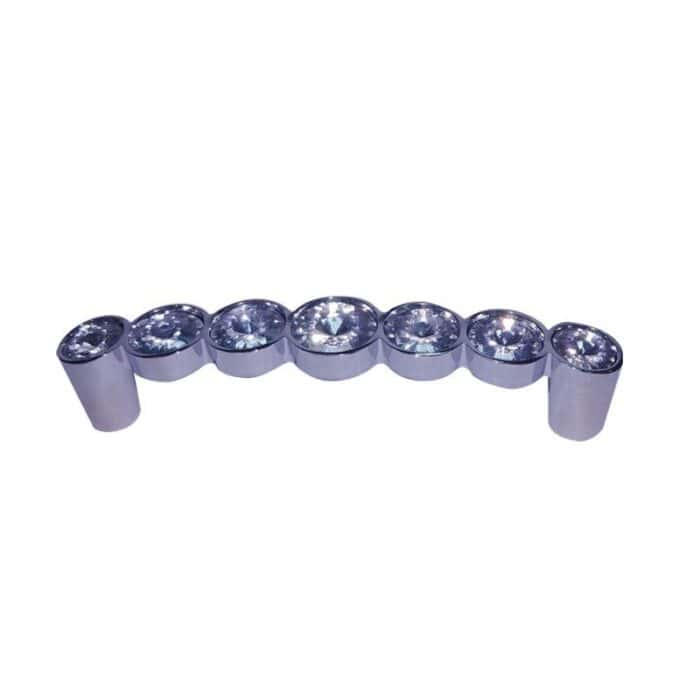 ⁦ידית קריסטל (עגול) 96 מ"מ - 123026⁩ – תמונה ⁦1⁩