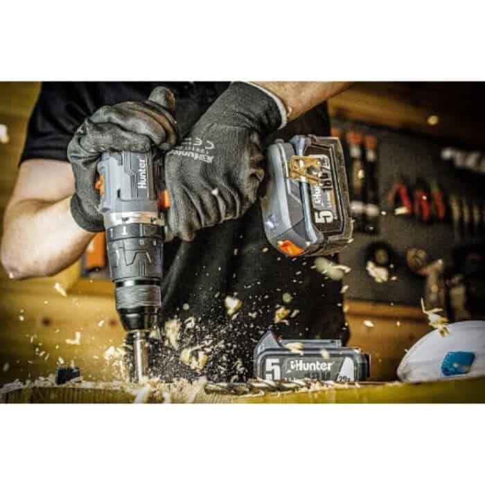 ⁦מברגה קודחת/רוטטת 18V BrushLess (גוף בלבד) של Hunter⁩ – תמונה ⁦7⁩