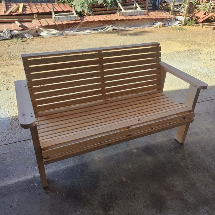 ⁦ספסל מעוגל - 2 מושבים⁩ – תמונה ⁦1⁩