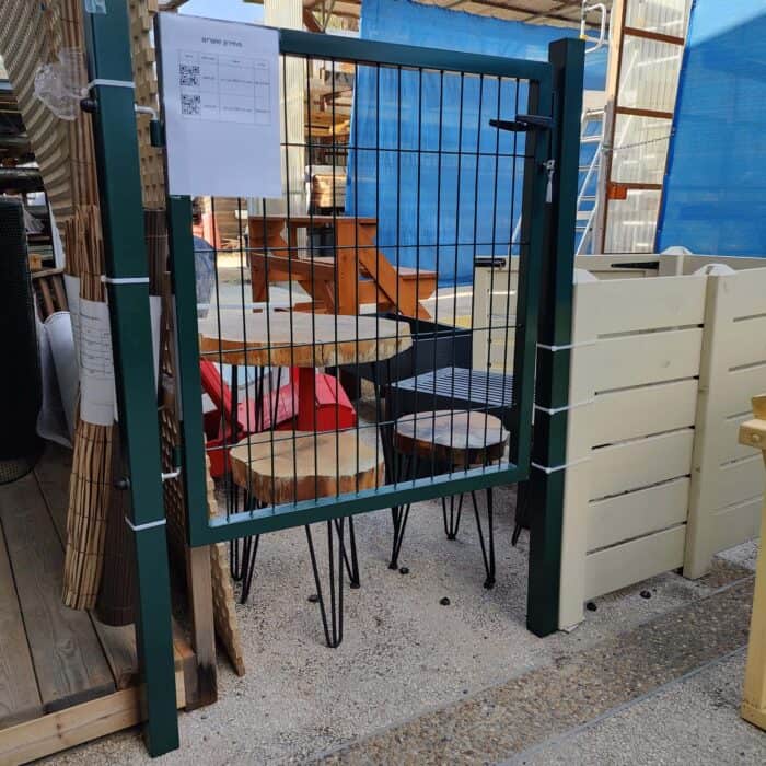 ⁦שער בלגי 1X1 צבע ירוק⁩ – תמונה ⁦1⁩