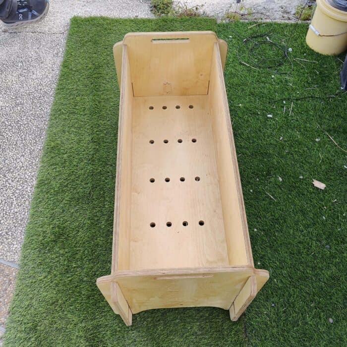 ⁦קיט אדנית 120X45X43 מעץ בירץ'⁩ – תמונה ⁦5⁩