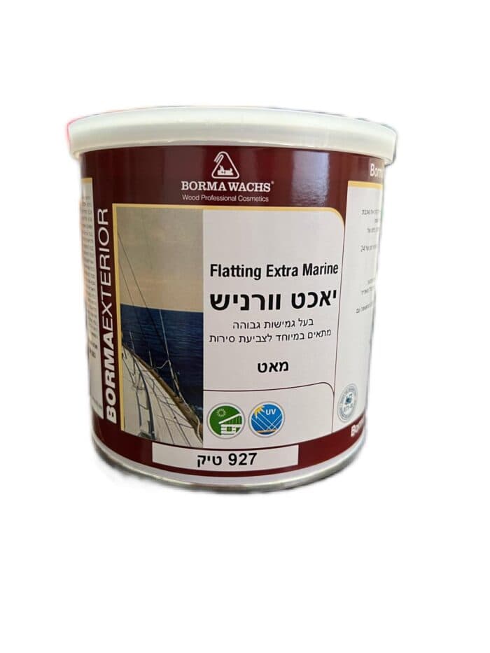 ⁦לכה מגוונת יאכט ורניש טיק מט (בסיס שמן)⁩ – תמונה ⁦1⁩
