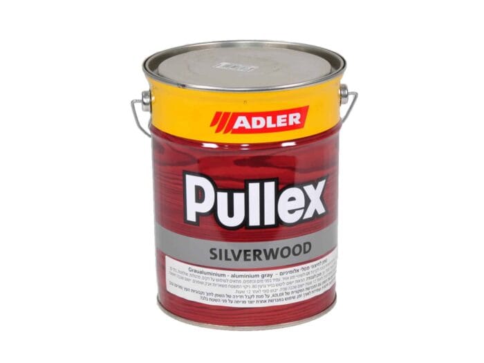 ⁦שמן דק גוון מטלי אלומניום 5 ליטר - PULLEX⁩ – תמונה ⁦1⁩